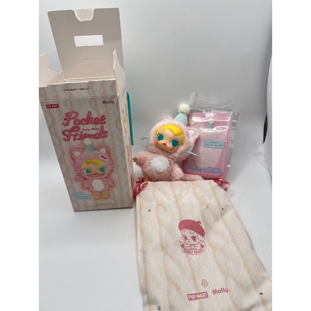 Pop Mart Molly Pocket Friends What The Good‎ Girl Plush Pendant Blind Box